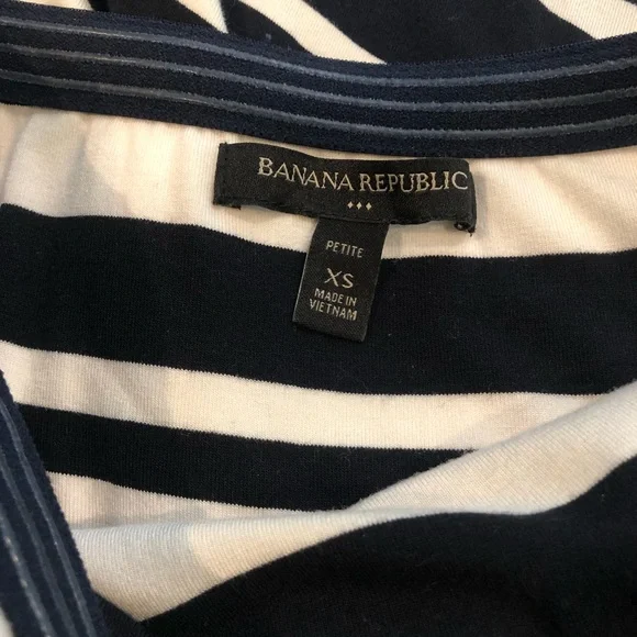 ⚓️Navy & White long Banana Republic dress - Picture 4 of 5